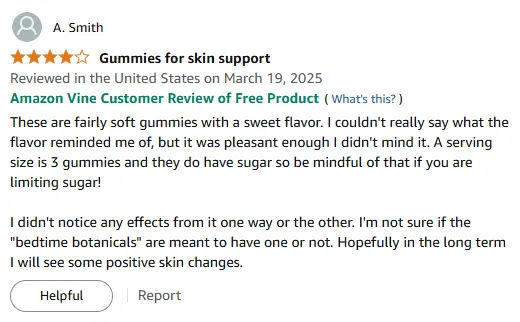 Sweet Vitamin A Gummies for Skin & Sleep Support