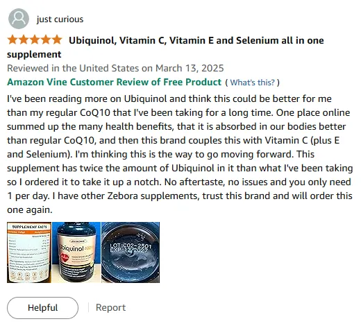Ubiquinol & Vitamin E Boost - Trusted Supplement Review