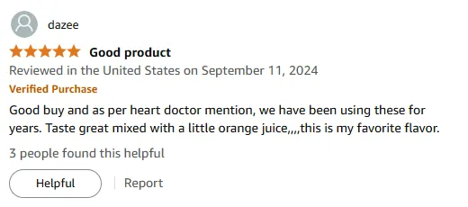 Heart-Approved Vitamin C with Orange Juice Blend
