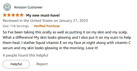 Vitamin E Oil for Glowing Skin & Scar Healing - Night Routine