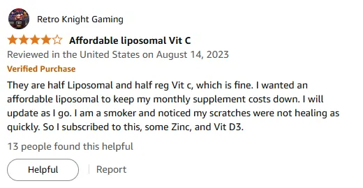 Affordable Liposomal Vitamin C for Smokers' Skin Healing