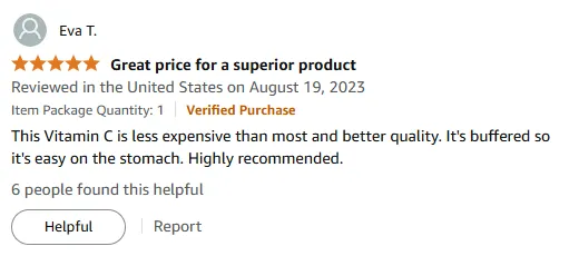 Affordable Buffered Vitamin C: Gentle on Stomach & Effective