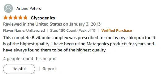 Chiropractor-Recommended High-Quality B Complex - Metagenics Review