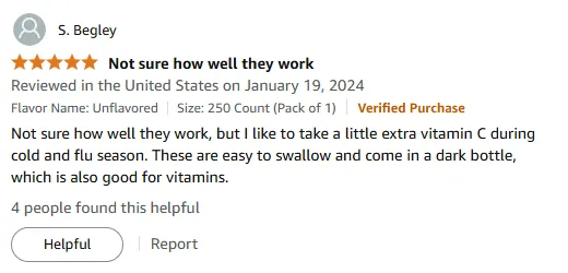 Boost Immunity with Easy-Swallow Vitamin C in Dark Bottle